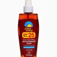 Масло водостойкое для загара Floresan интенсивный загар SPF 25, 150 мл