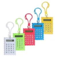 Калькулятор - брелок &laquo;Печенье&raquo; 8-разрядный, МИКС