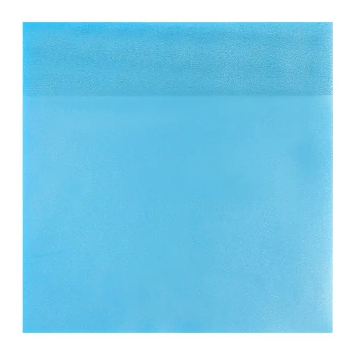 Блок с липким краем 76&times;76 мм, 50 листов, прозрачный синий, перламутр, пластик