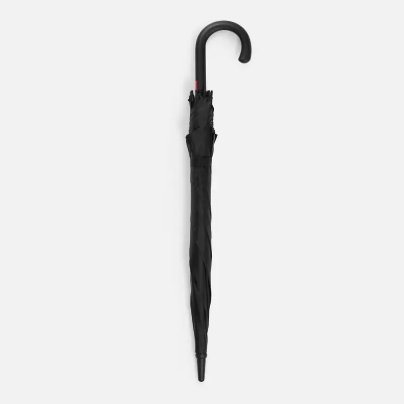 Зонт-трость Hidecolor с цветными спицами, черный с красным Зонт-трость Hidecolor с цветными спицами, черный с красным