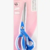 Ножницы портновские, скошенное лезвие, 10", 25 см, МИКС