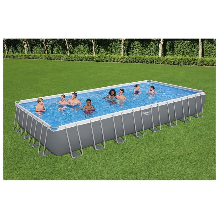Бассейн каркасный Power Steel, 956 х 488 х 132 см, песчаный фильтр-насос, тент, лестница, 56623 Bestway Бассейн каркасный Power Steel, 956 х 488 х 132 см, песчаный фильтр-насос, тент, лестница, 56623 Bestway