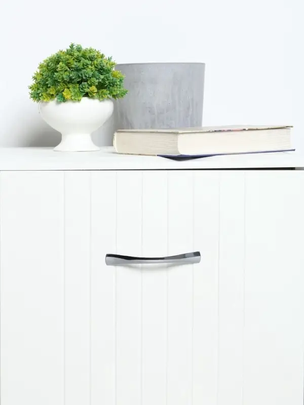 Ручка-скоба мебельная ТУНДРА РС136CP, м/о 96 мм, цвет хром