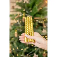 Свечи &laquo;Новогодние&raquo;, набор 8 шт., 1.5 см&times;1.5 см&times;15 см