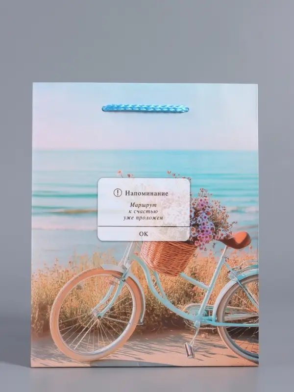 Пакет подарочный "Путь к мечте" ламинированный 18 х 22,3 х 10 см