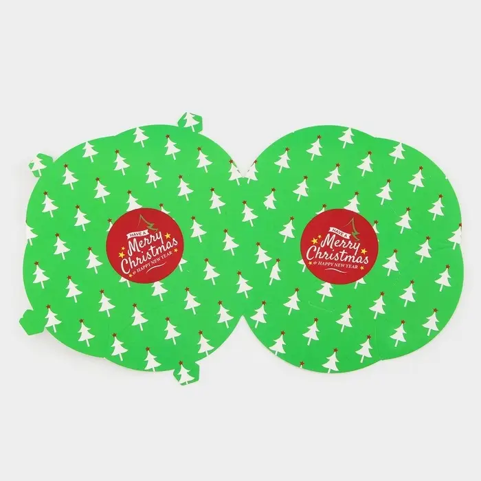 Подарочная коробка игрушка на ёлку складная «Звезда ели» 7×5.5×2 см Подарочная коробка игрушка на ёлку складная «Звезда ели» 7×5.5×2 см