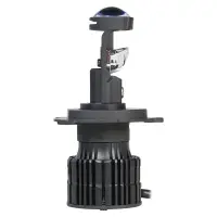 Лампа светодиод. H4 LED LENS, 50Вт, 6800Лм (3400Лм x 2), 6500К, 12/24В, кмпл. 2 шт.