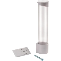 Держатель для стаканов на шурупах белый