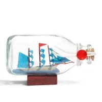 Корабль сувенирный в бутылке &laquo;Остров сокровищ&raquo; 11.5&times;5&times;6.5 см
