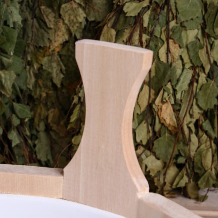 Шайка-таз из липы, 9 л, двуручная, пластиковая вставка Шайка-таз из липы, 9 л, двуручная, пластиковая вставка