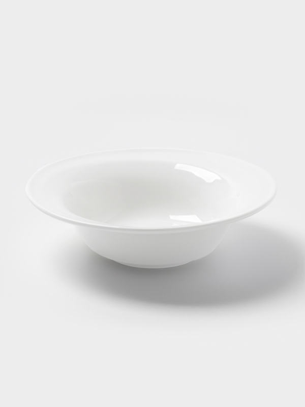Тарелка глубокая Hanna Knövell, d=19.8 см, фарфор, белая