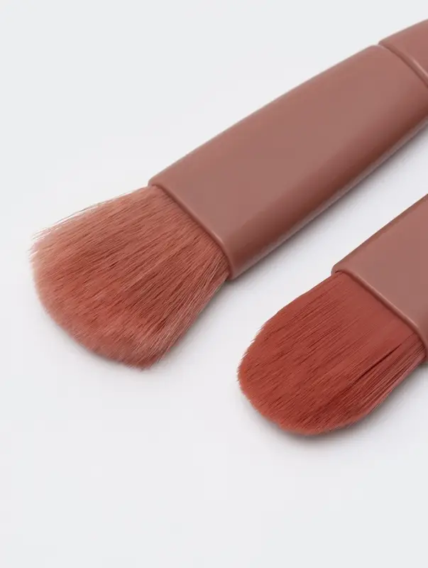 Набор кистей для макияжа PASTEL BLUSH, 5 шт., персиковый