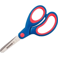 Ножницы детские Kores Softgrip 13 см с пласт. прорезин. ассимитр. ручками