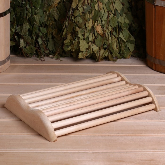 Подголовник из липы 36,5х27х5,5 см Подголовник из липы 36,5х27х5,5 см