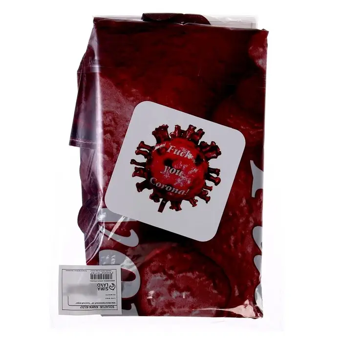 Шар фольгированный 25" &laquo;Красный вирус&raquo;