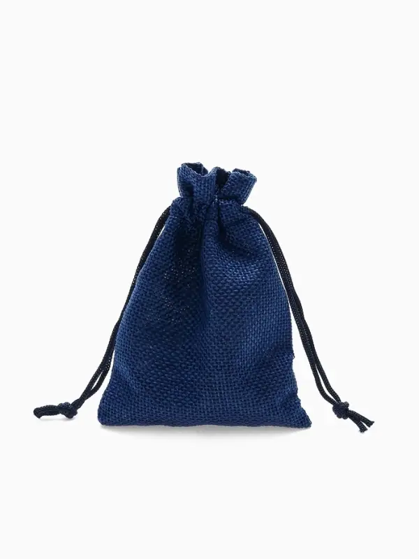 Мешочек подарочный «Льняной» 9×12, синий Мешочек подарочный «Льняной» 9×12, синий