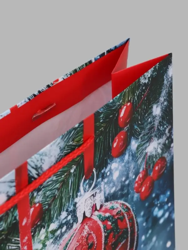 Пакет подарочный &laquo;Новогодние сокровища&raquo;, 33&times;10&times;42.5 см