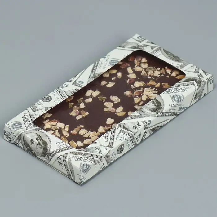 Коробка для шоколада, кондитерская упаковка, «Взятка», с окном, 17.3 х 8.8 х 1.5 см Коробка для шоколада, кондитерская упаковка, «Взятка», с окном, 17.3 х 8.8 х 1.5 см