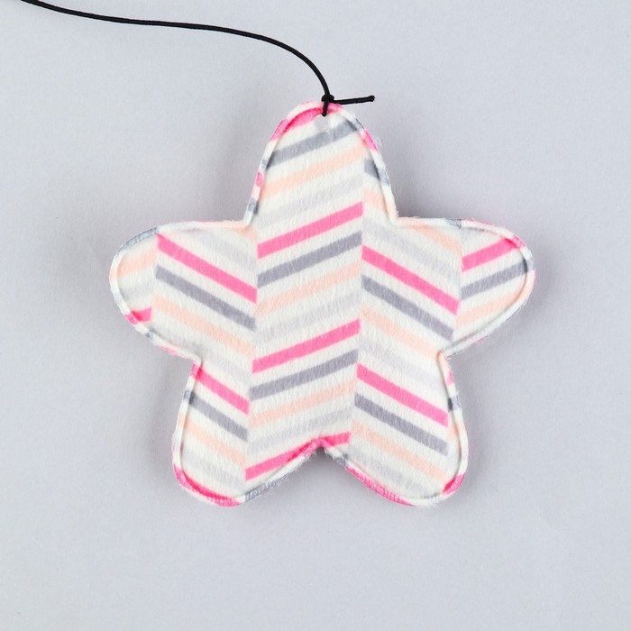 Дразнилка с игрушкой и шуршалкой «Звезда», 8 см Дразнилка с игрушкой и шуршалкой «Звезда», 8 см