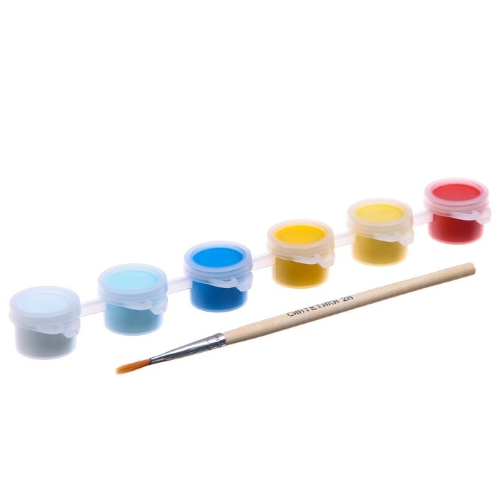 Картина по номерам для детей  Картина по номерам для детей "Нолик" 21х15 см, Фиксики