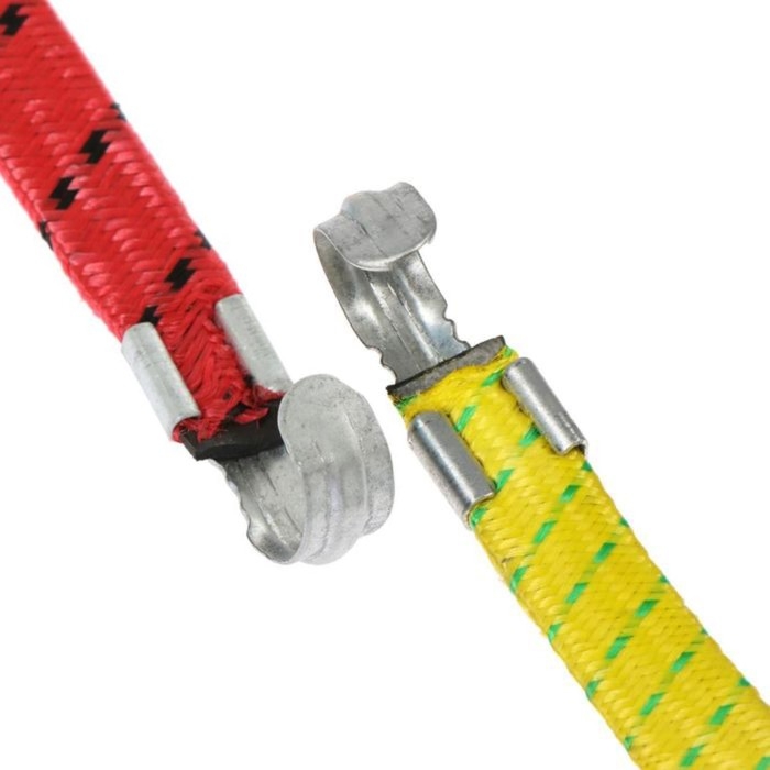 Резинка для крепления багажа TORSO, 80 см, d1.75 мм, металлические крючки, МИКС, набор 2 шт Резинка для крепления багажа TORSO, 80 см, d1.75 мм, металлические крючки, МИКС, набор 2 шт