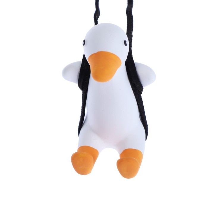 Подвес на зеркало, Утка, высота 6 см, шнурок 50 см Подвес на зеркало, Утка, высота 6 см, шнурок 50 см