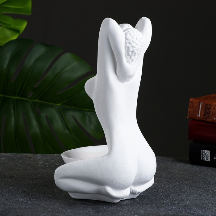 Подставка Подставка "Мулатка" белая 26х16х14см