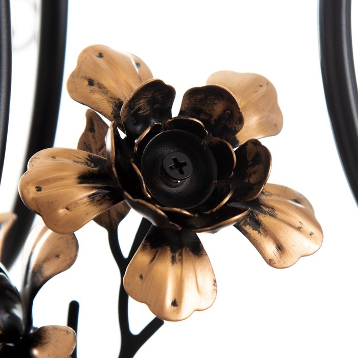 Люстра Люстра "Сандра" 3xE14 40Вт черно-золотой 51х51х52-110 см BayerLux