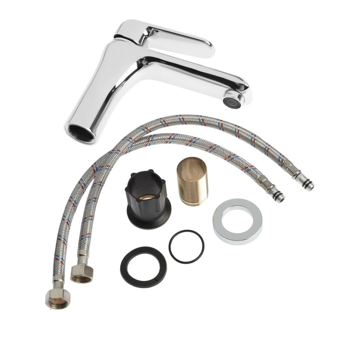 Смеситель для раковины ZEIN Z3752, однорычажный, высота излива 11 см, латунь, хром Смеситель для раковины ZEIN Z3752, однорычажный, высота излива 11 см, латунь, хром