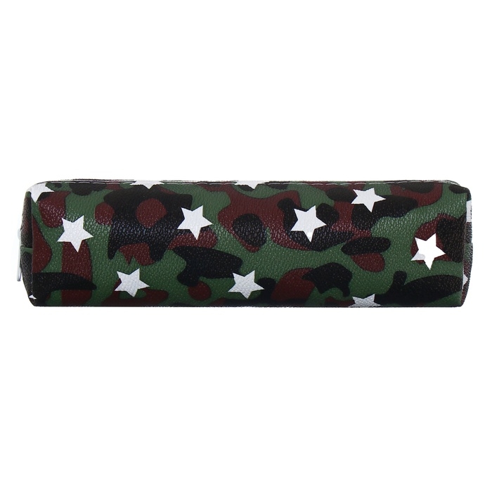 Пенал школьный на молнии Calligrata Пенал школьный на молнии Calligrata "Миллитари", хаки