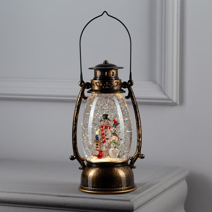 Светодиодная фигура «Два снеговика» 14 × 23.5 × 11 см, пластик, батарейки ААх3 (не в комплекте), USB, свечение тёплое белое Светодиодная фигура «Два снеговика» 14 × 23.5 × 11 см, пластик, батарейки ААх3 (не в комплекте), USB, свечение тёплое белое