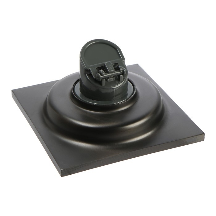 Трап ZEIN, 100х100 мм, вертикальный, d=32 мм, нержавеющая сталь, серый Трап ZEIN, 100х100 мм, вертикальный, d=32 мм, нержавеющая сталь, серый