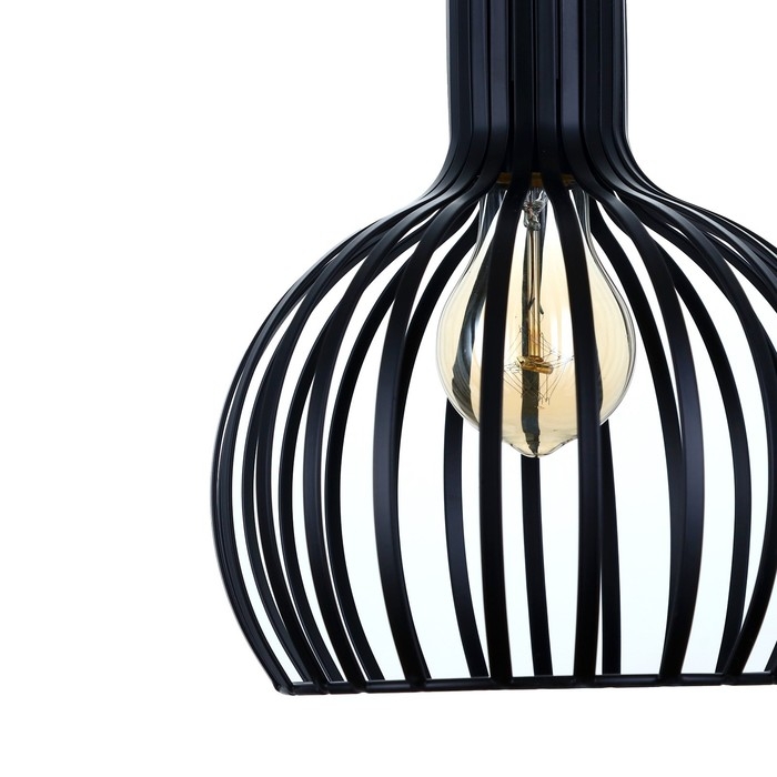 Светильник BayerLux "Кируна" 1хE27 40Вт черный 20х20х28-128см