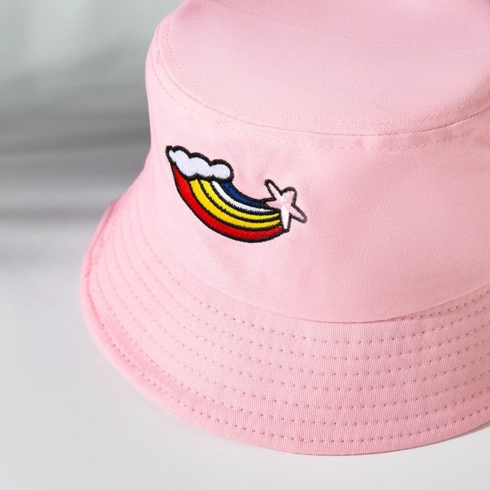 Панама для девочки Панама для девочки "Радуга" MINAKU цвет розовый, р-р 50-52