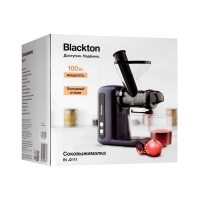 Соковыжималка Blackton Bt J2111, шнековая, 100 Вт, 0.28/0.36 л, тёмно-синяя