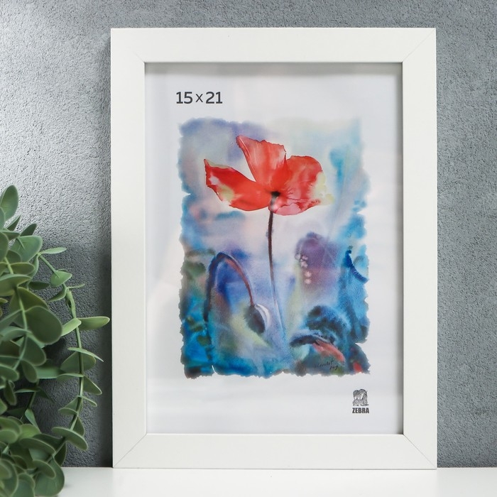 Фоторамка МДФ 15х21 см (100) белый Фоторамка МДФ 15х21 см (100) белый