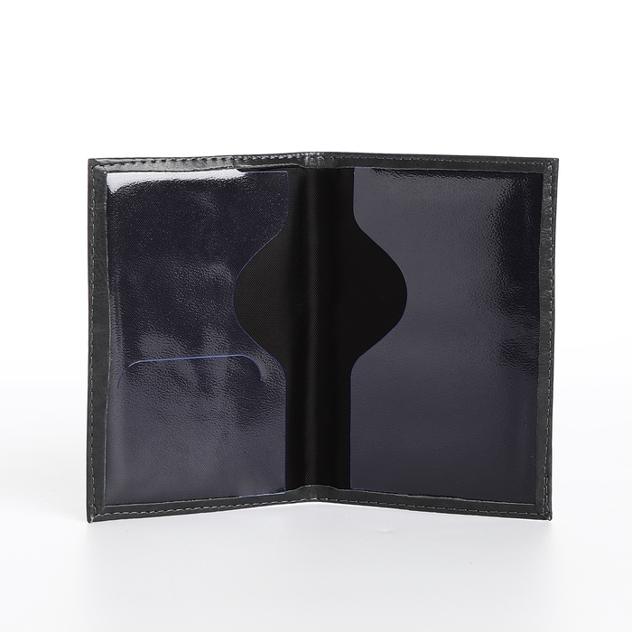 Обложка для паспорта, цвет серый Обложка для паспорта, цвет серый