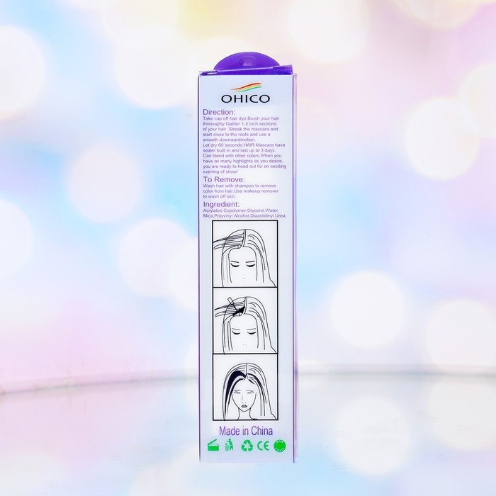 Карандаш-мелок для волос, 1 шт, розовый Карандаш-мелок для волос, 1 шт, розовый