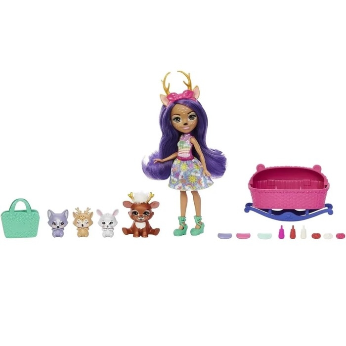 Игровой набор «Энчантималс. Данесса Оленни и Спринт — лучшие друзья малышей» Игровой набор «Энчантималс. Данесса Оленни и Спринт — лучшие друзья малышей»