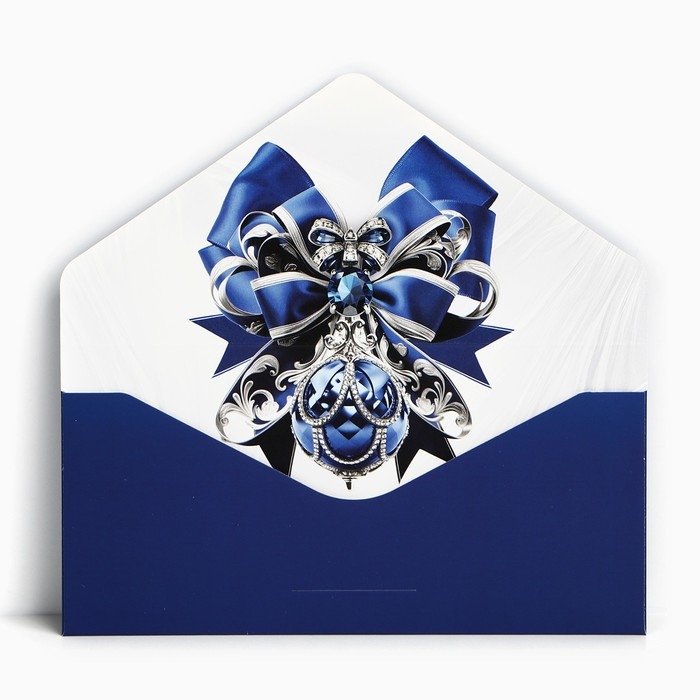 Набор конвертов для денег, &laquo;С Новым годом&raquo;, 8 штук, софт тач, тиснение, 19 х 9.2 см, Новый год