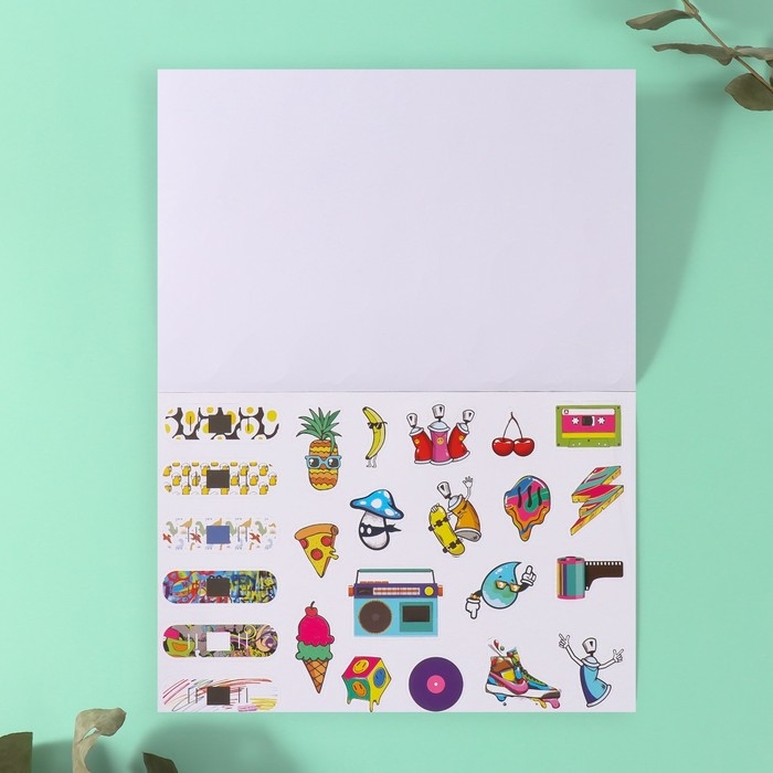 Наклейки в книжке Наклейки в книжке "Опасно!" + 3 фона 20,7х14,2 см