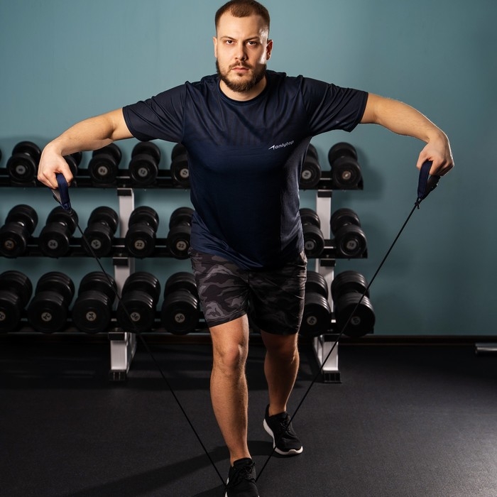 Эспандер ONLYTOP «Динамик-1» для лыжника, пловца, с мягкими ручками Эспандер ONLYTOP «Динамик-1» для лыжника, пловца, с мягкими ручками