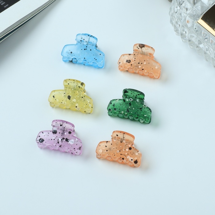 Краб для волос  Краб для волос "Авери" (набор 6 шт) классик, 2,5 см, микс