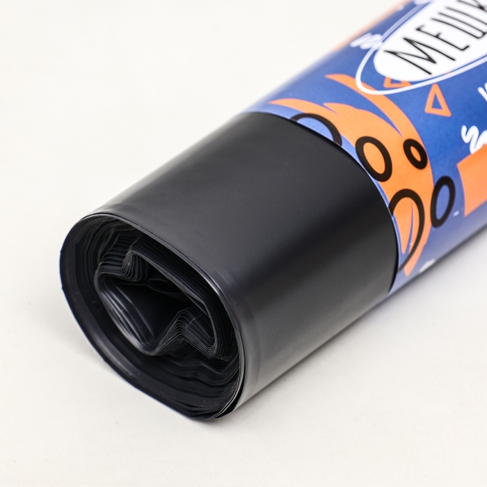 Мешки для мусора в рулоне  Мешки для мусора в рулоне "UpakLand" 60 л,черные, ПВД, толщина 40 мкм, 10 шт, 50 х 80 см