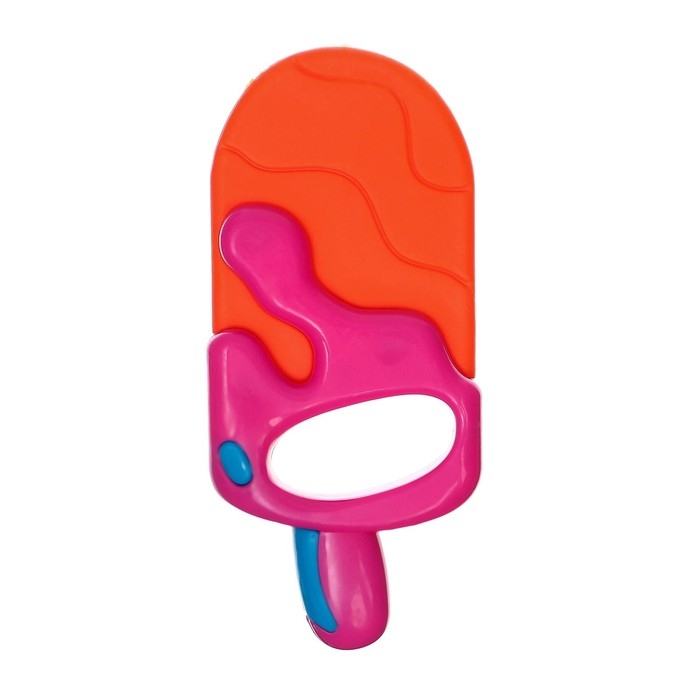 Набор погремушек - прорезывателей «Зебра и Эскимо», 2 шт, Крошка Набор погремушек - прорезывателей «Зебра и Эскимо», 2 шт, Крошка