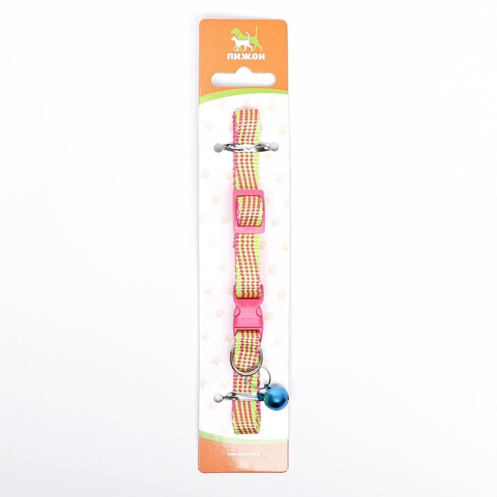 Ошейник нейлоновый Ошейник нейлоновый "Волна", 33 х 1 см, микс цветов