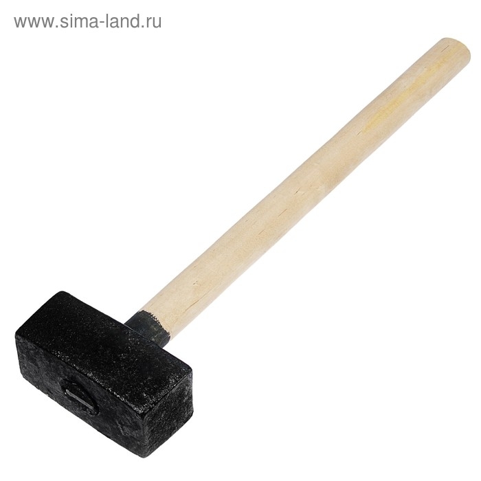 Кувалда литая ЛОМ, 4 кг, деревянная рукоятка Кувалда литая ЛОМ, 4 кг, деревянная рукоятка