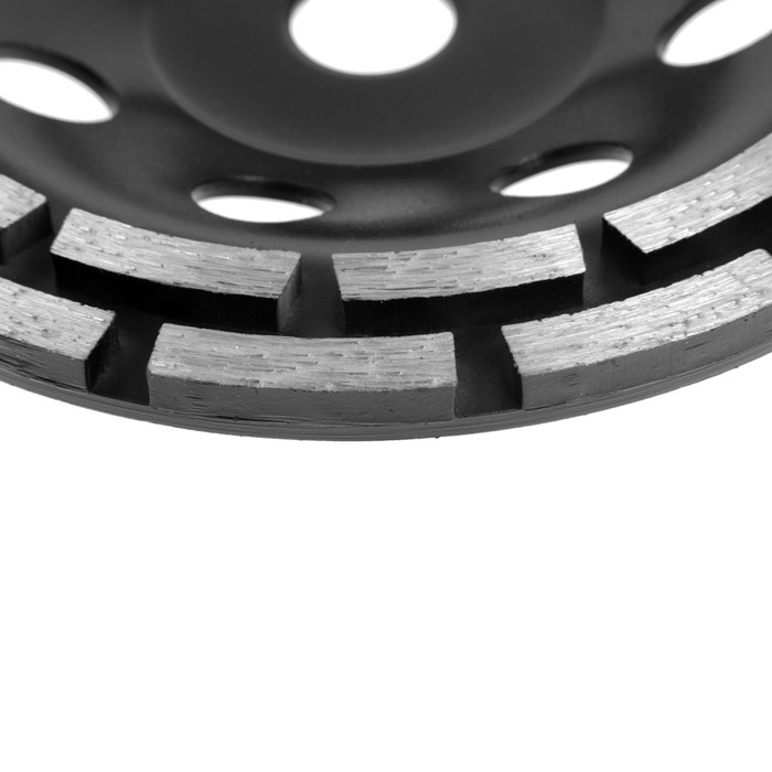 Чашка алмазная зачистная ТУНДРА ПРОФИ, повышенный ресурс, двухрядная, 180 мм Чашка алмазная зачистная ТУНДРА ПРОФИ, повышенный ресурс, двухрядная, 180 мм