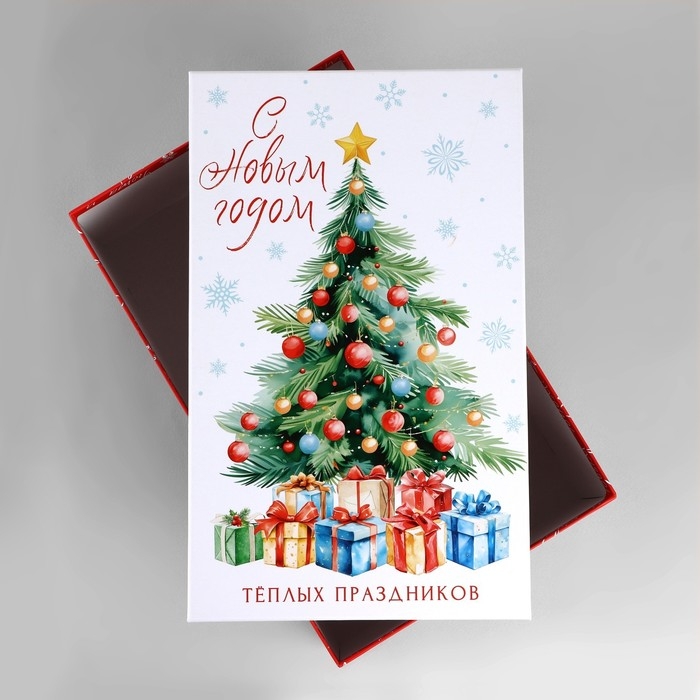 Коробка подарочная «Тёплых праздников», 32.5 х 20 х 12.5 см, Новый год