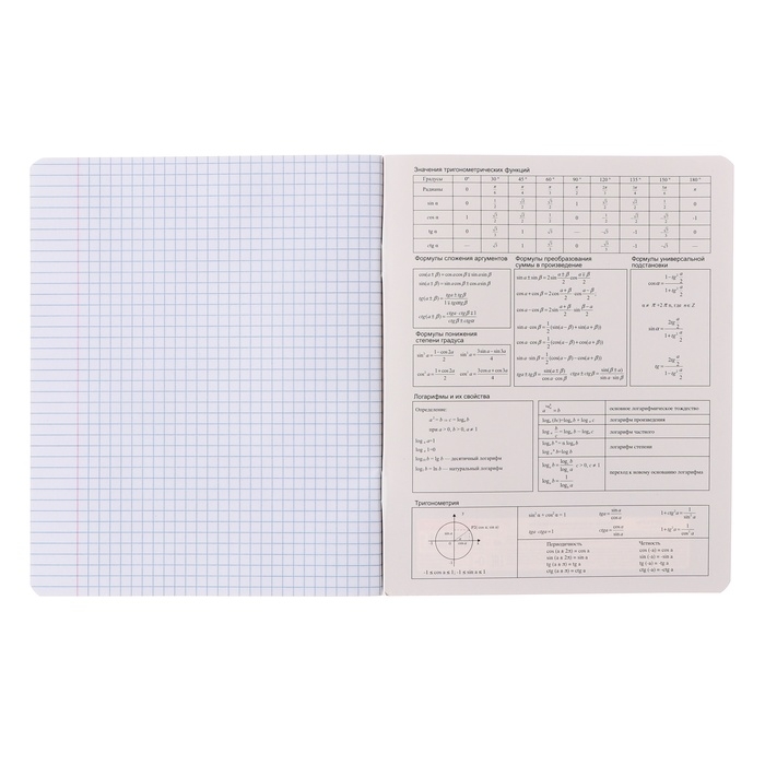 Тетрадь предметная "Пёс и Кот" 48 листов в клетку "Алгебра", обложка мелованный картон, металлизированная краска, ВД-лак, блок офсет